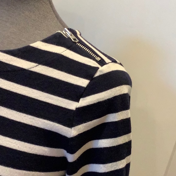 Gap striped medium dress with side neck zipper - Picture 4 of 4